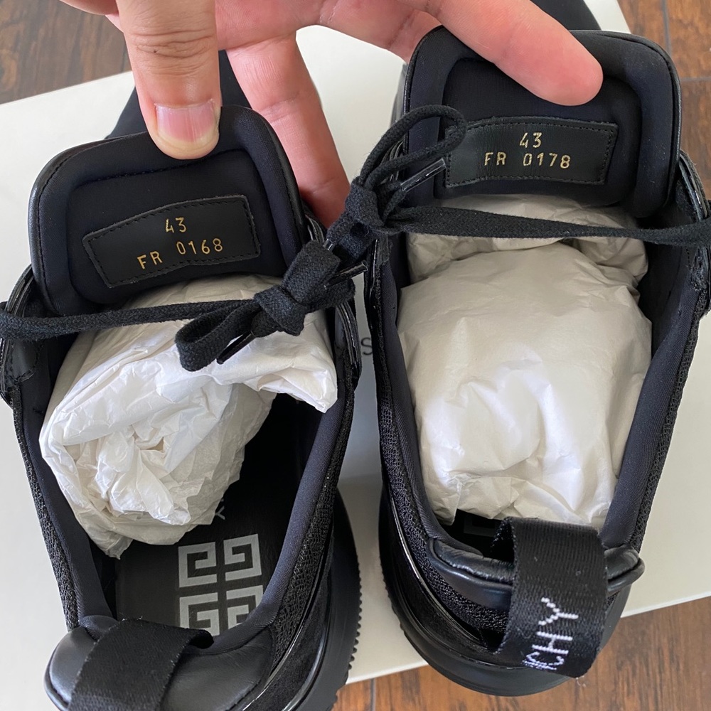 givenchy shoes Men sneakers  Black 43 / 10US - Picture 8 of 10